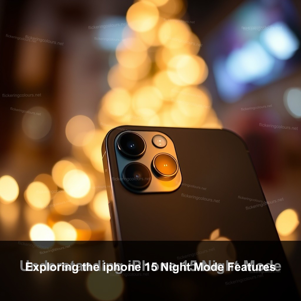 Exploring the iphone 15 Night Mode Features