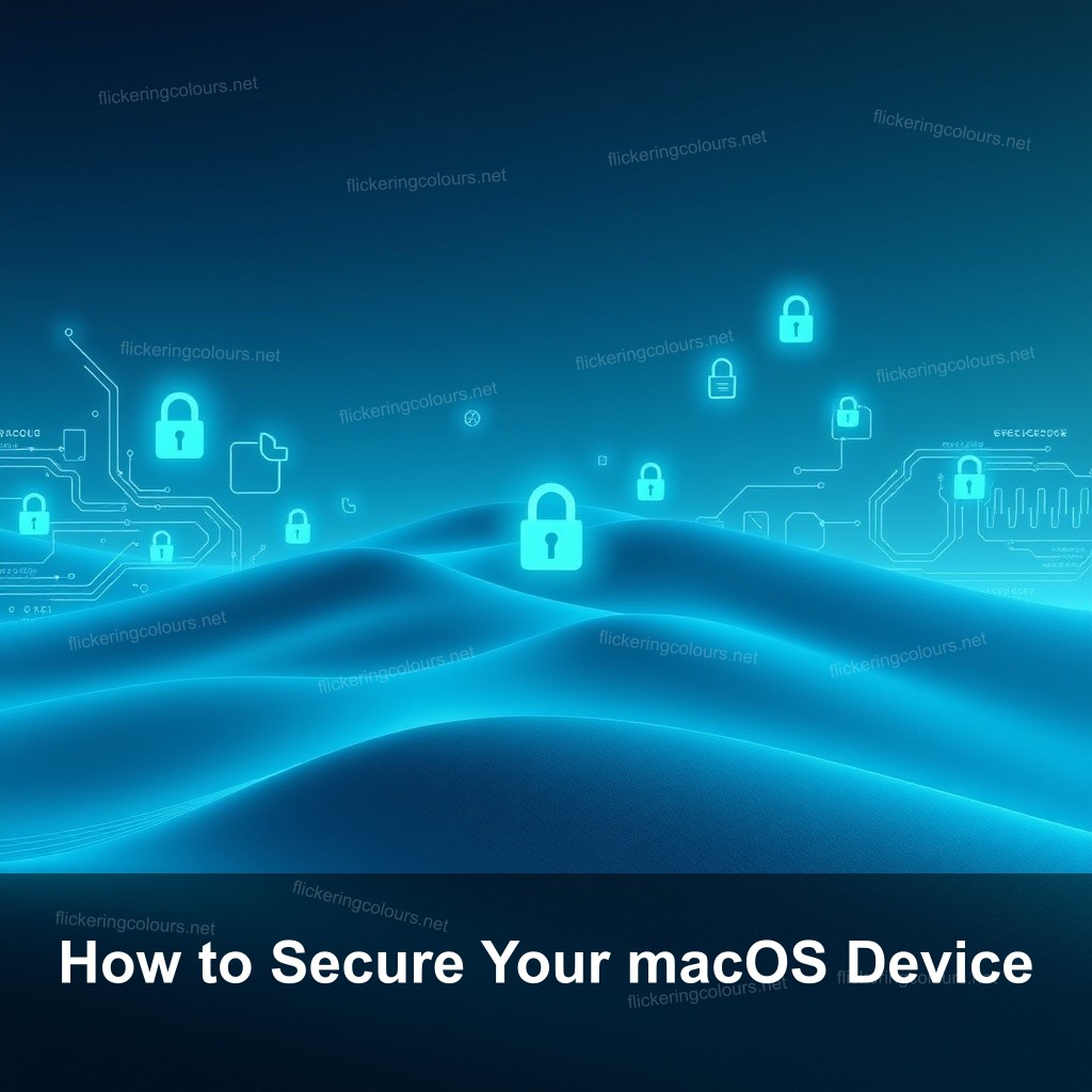 How to Secure Your macOS Device